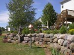 Granite Boulder Wall