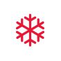 Snow Icon Red
