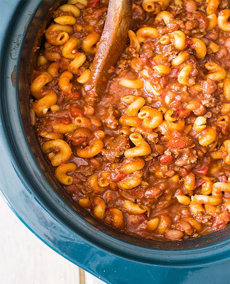 Slow Cooker Chili Mac